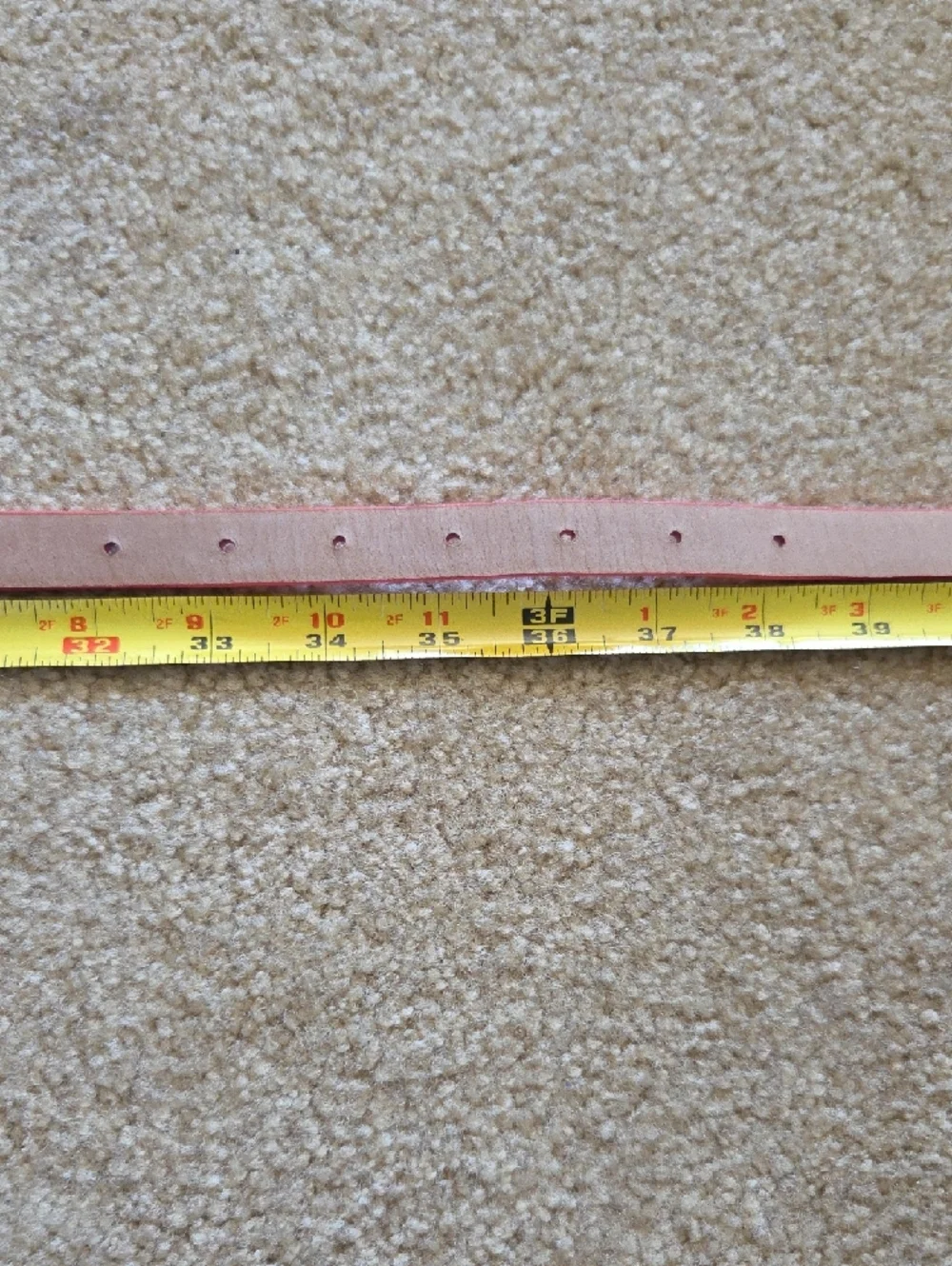 J. Crew Hot Pink Slim Leather Belt with Gold Buckle Sz M Preppy Neon Retro - Picture 7 of 14